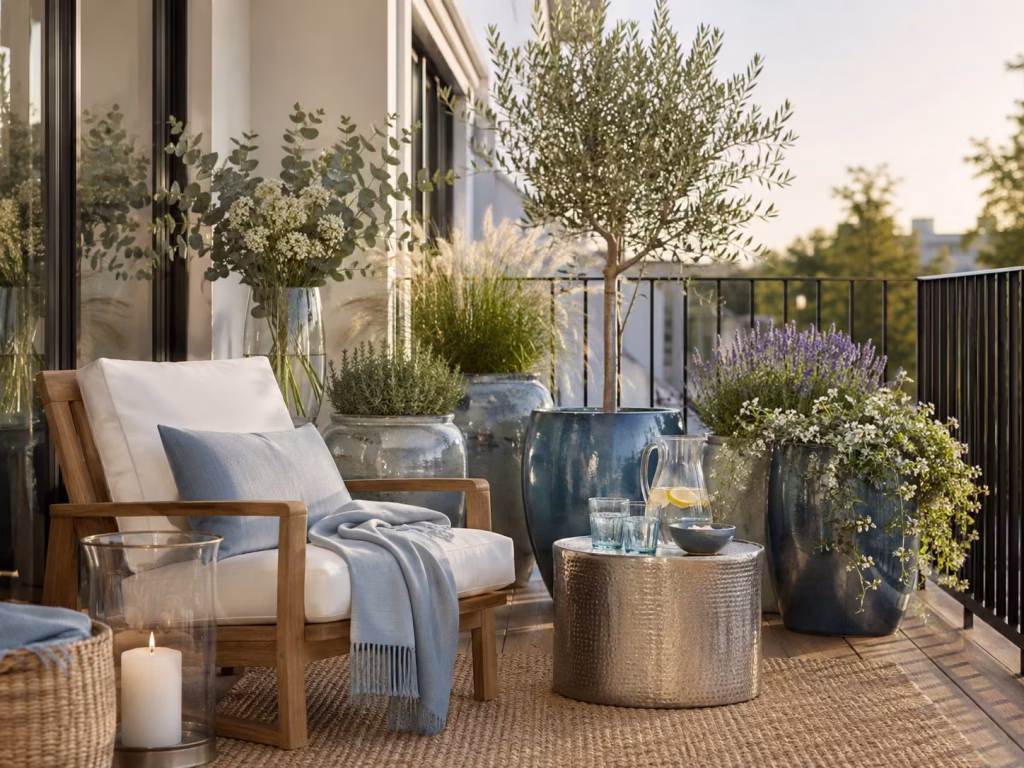 Add Water-Inspired Elements for a Cooling Atmosphere