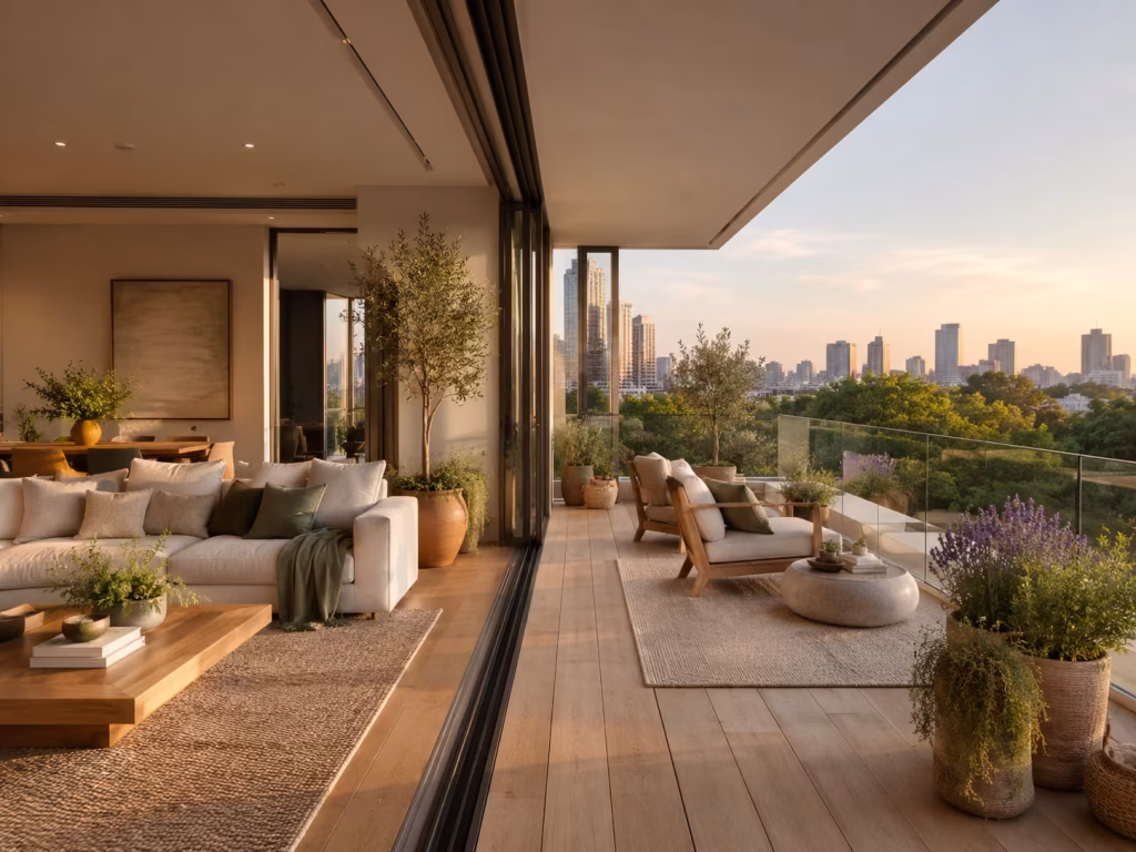 Design the Balcony as an Extension of the Interior