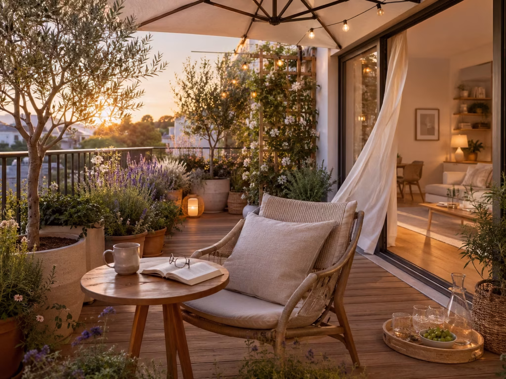 How a Well-Designed Balcony Evolves Throughout the Summer